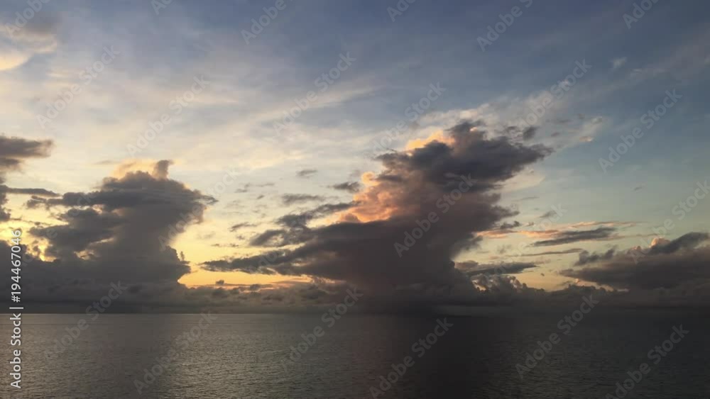 Tropical sunrise in the Indian Ocean Tropical sunrise in the Indian Ocean