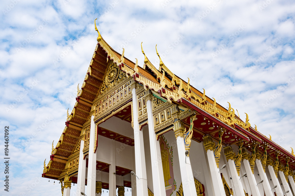 Buddhist temple, bangkok thailand
