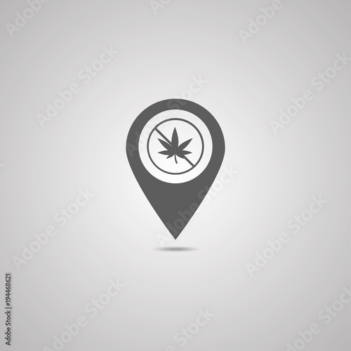 Free Download Cannabis leaf icon isolated on white background - Vector - GFXLoad