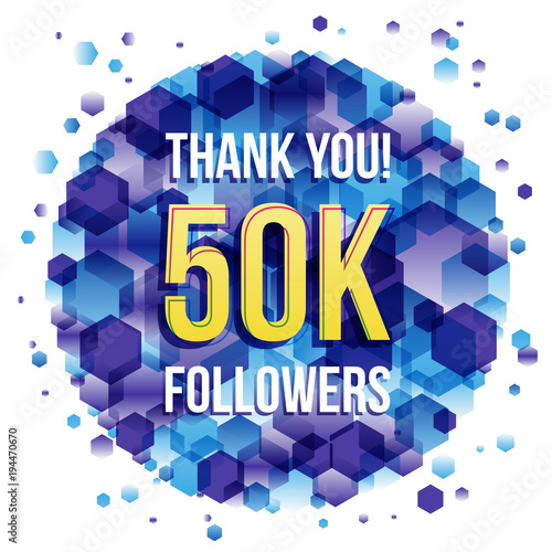 Thank you 50k followers card