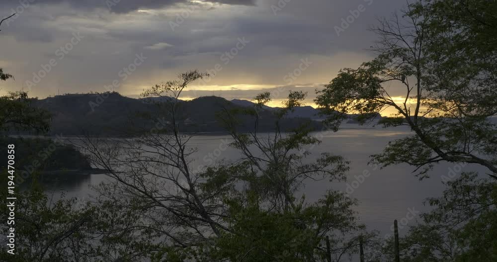 View Onto Bahia Culebra At Sunset, Costa Rica, Native Version View Onto Bahia Culebra At Sunset, Costa Rica, Native Version