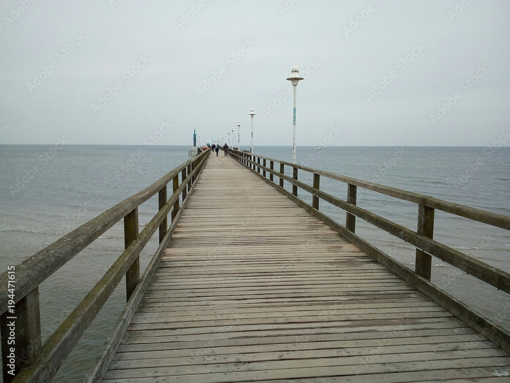 Naklejka premium Molo Ostseebad Zinnowitz