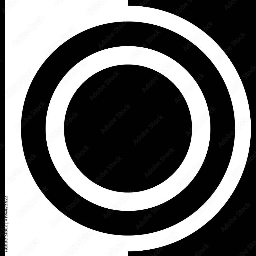 vector illustration abstract image of geometric shapes black and white in the shape of a symbol or emblem vector illustration abstract image of geometric shapes black and white in the shape of a symbol or emblem