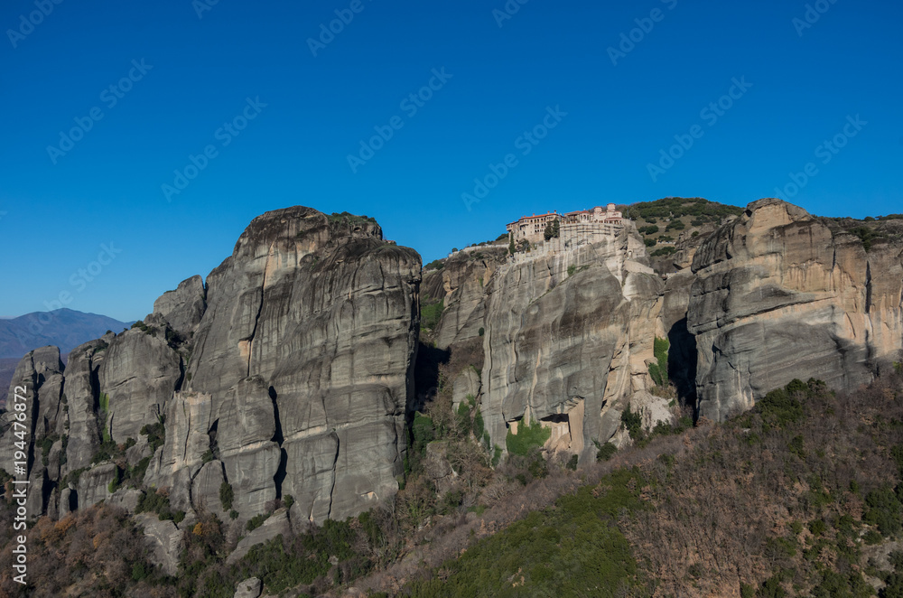 Varlaam Monastery in Meteora rocks, meaning 