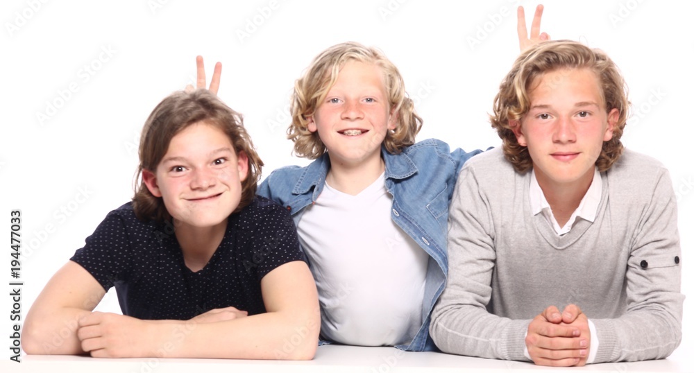 Obraz premium Happy brothers