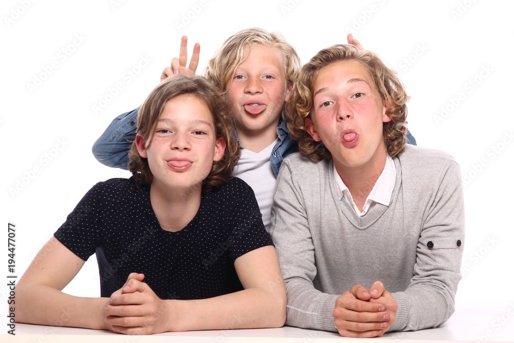 Obraz premium Happy brothers