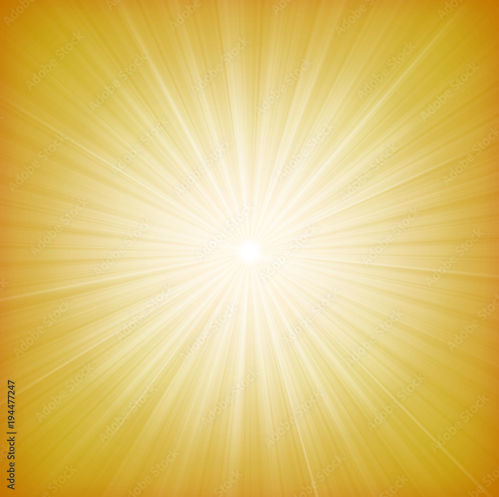 Summer Sun Starburst Background Summer Sun Starburst Background