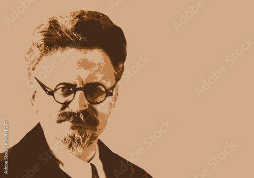 Trotsky - portrait - Russie - personnage historique - révolution - russe - personnage célèbre - histoire