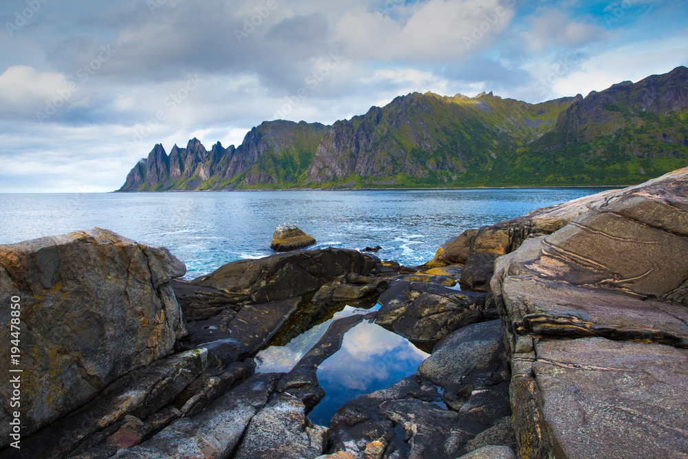 Stone seaside of Norway
