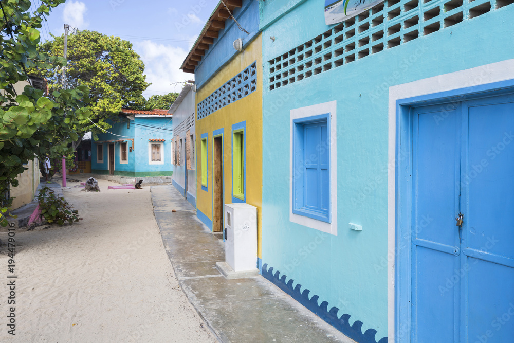 Obraz premium Gran Roque, the Capital of Los Roques archipelago, Venezuela