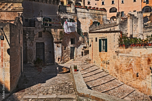 Matera, Basilicata, Italy: corner in the old town called Sassi di Matera © ermess