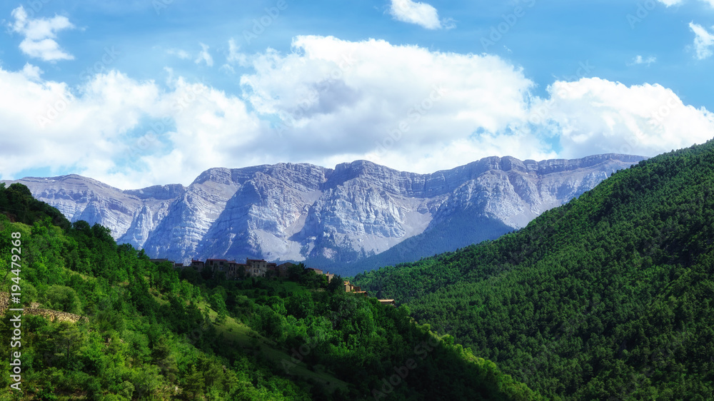 pyrenees mountains landscape
