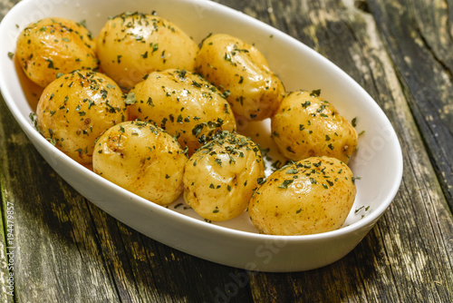 Boiled potato. Meal, vegetable