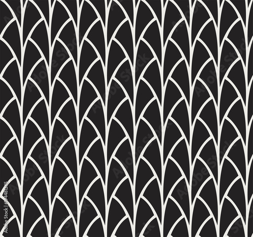 Vector Abstract Seamless Pattern. Art Deco Style Background. Geometric texture.