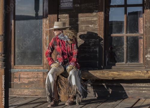 Cowgirl Sitting