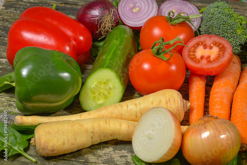 Mixture of fresh vegetables