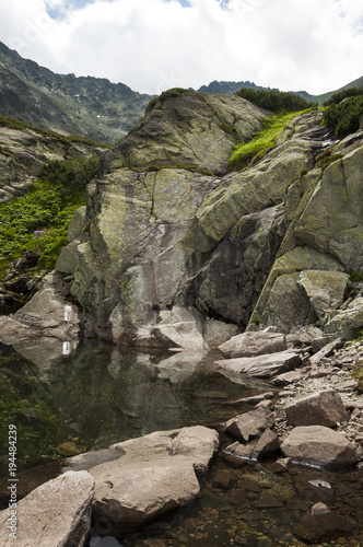 Tatra Mountains landscape in summer.