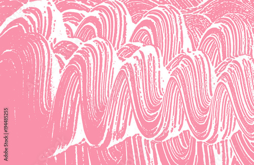 Natural soap texture. Actual bright pink foam trace background. Artistic tempting soap suds. Cleanliness, cleanness, purity concept. Vector illustration.