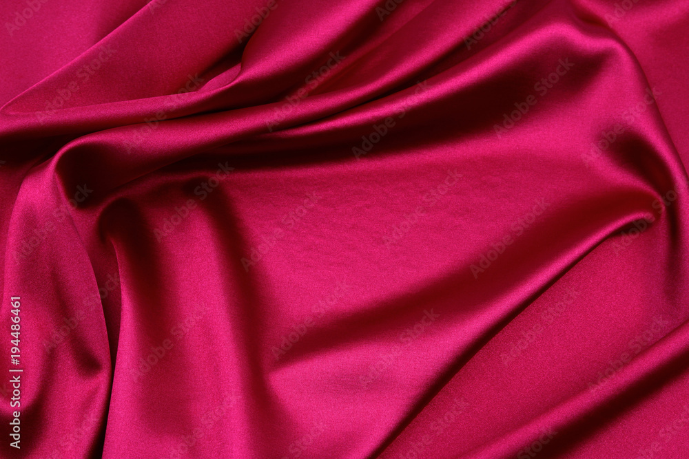Red silk fabric Red silk fabric