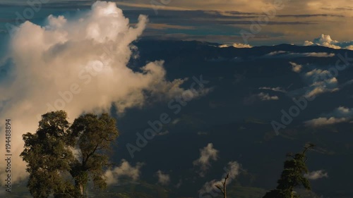 View Down From Irazu Volcano National Park, Costa Rica, Graded Version photo