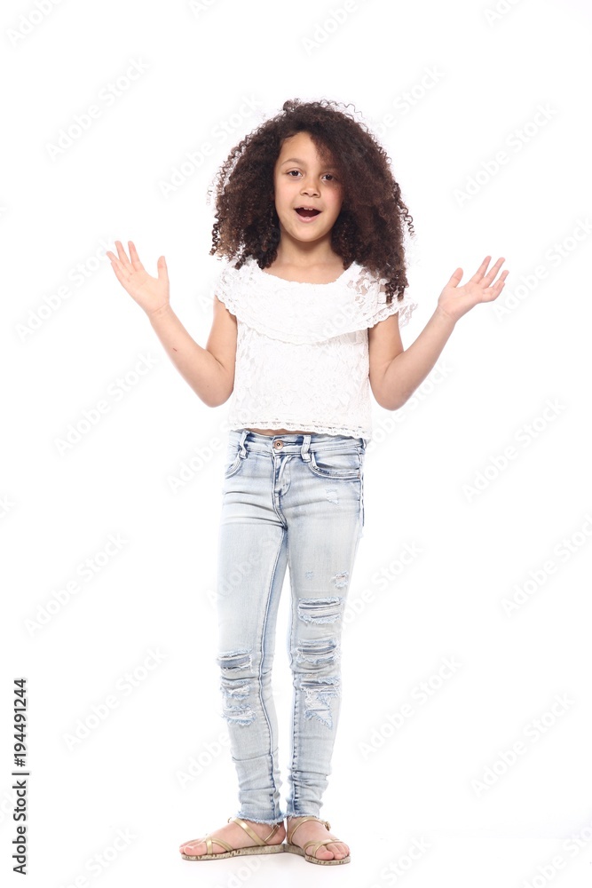 Afro girl Afro girl