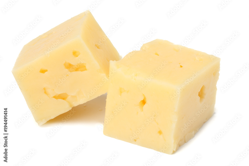 piece of cheese isolated on white background piece of cheese isolated on white background