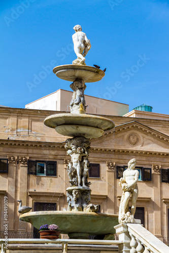 The Praetorian Fountain in Palermo, Italy
