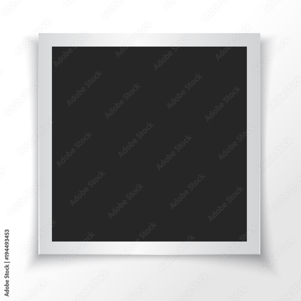 Retro photo frame. Vector illustration Retro photo frame. Vector illustration