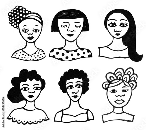 Woodcut Women