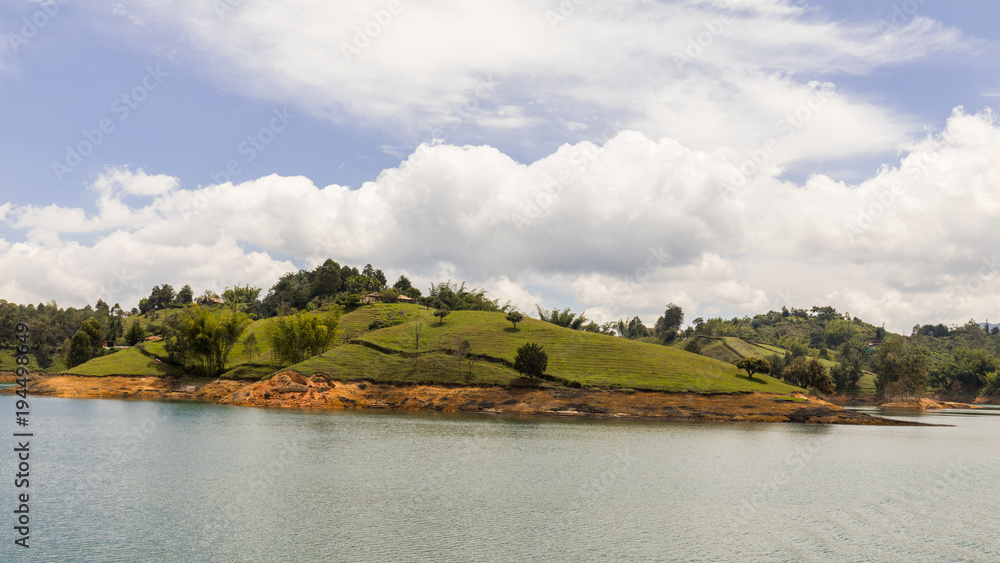 Fototapeta premium Guatape Colombia 2018-02-20 A sunny day
