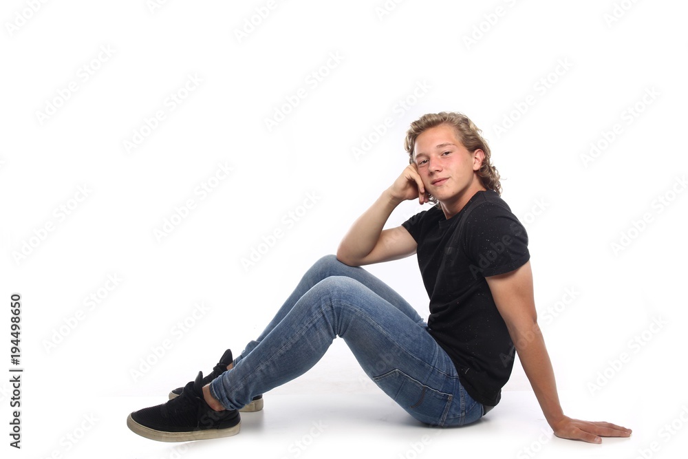 Caucasian young man Caucasian young man