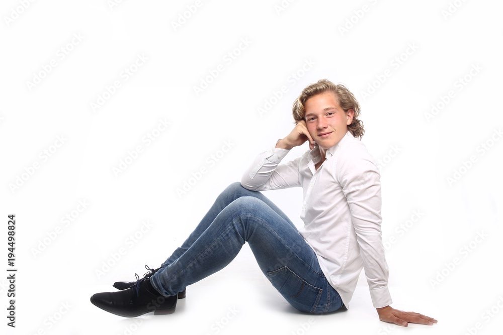 Caucasian young man Caucasian young man