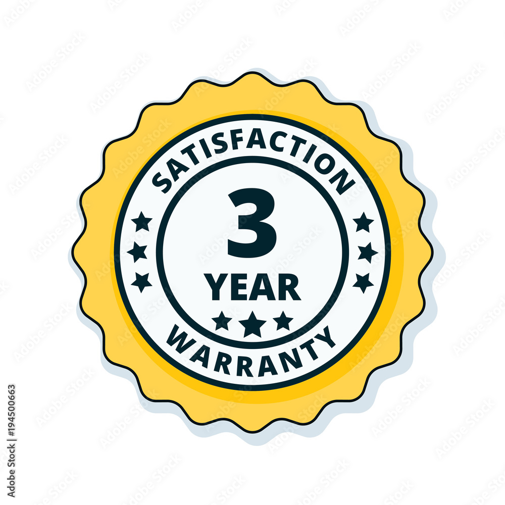 3 Year Warranty 3 Year Warranty