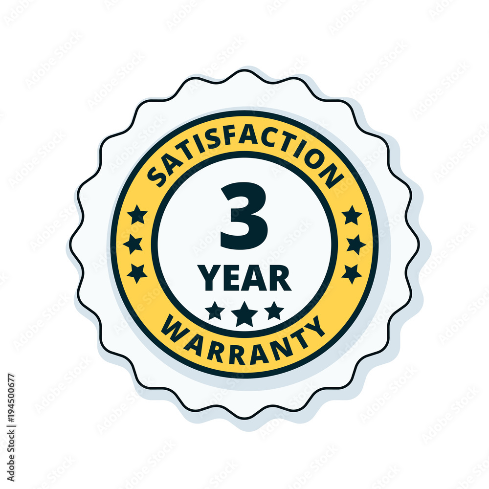 3 Year Warranty 3 Year Warranty