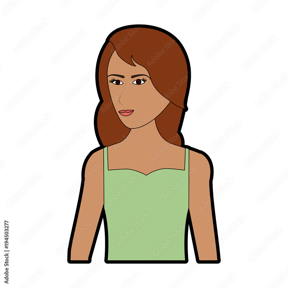Fashion young woman vector illustration graphic design Fashion young woman vector illustration graphic design