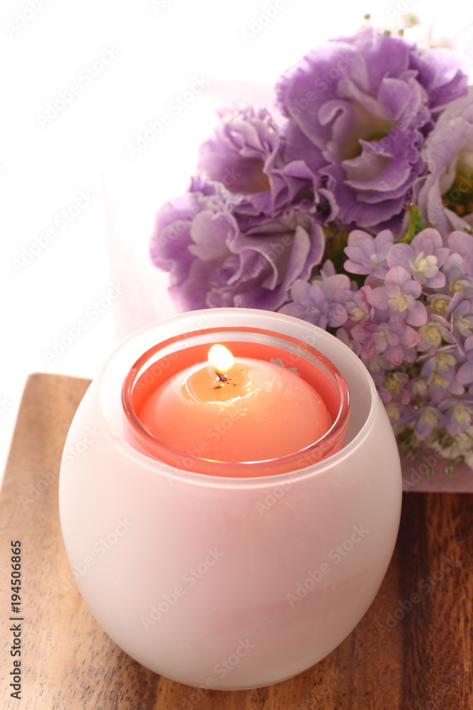 Aromatherapy candy and flower for beauty life style image