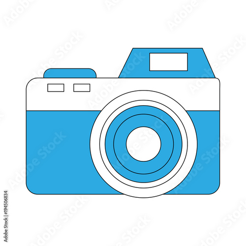 Photographic camera symbol vector illustration graphic design