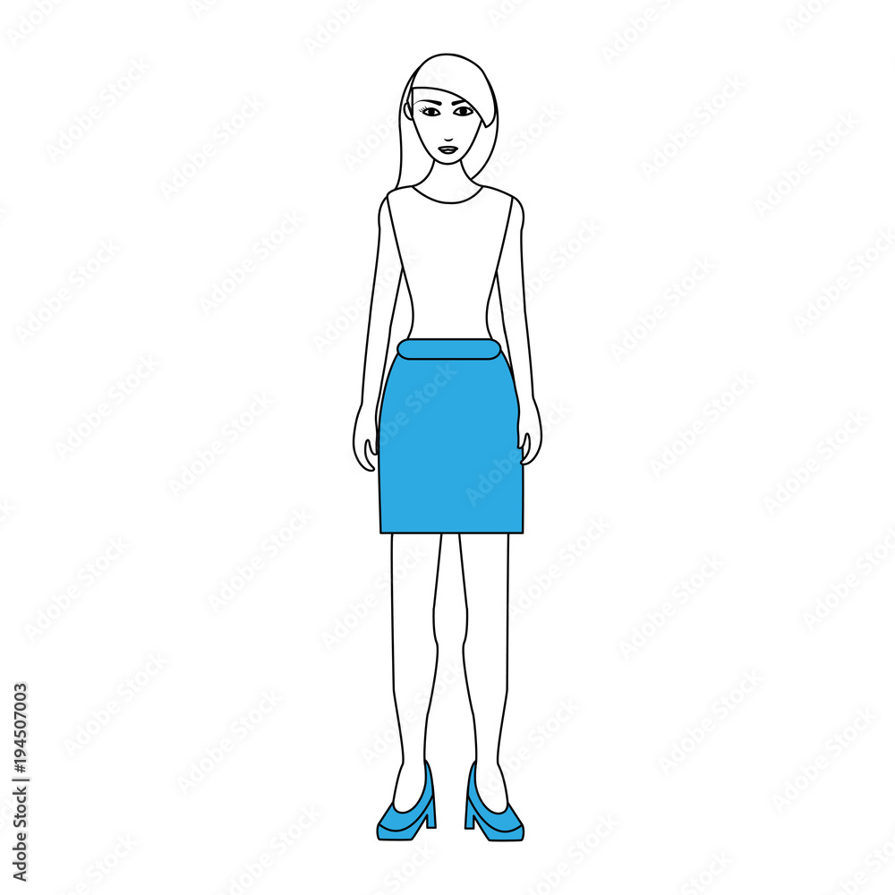 Fashion young woman vector illustration graphic design Fashion young woman vector illustration graphic design