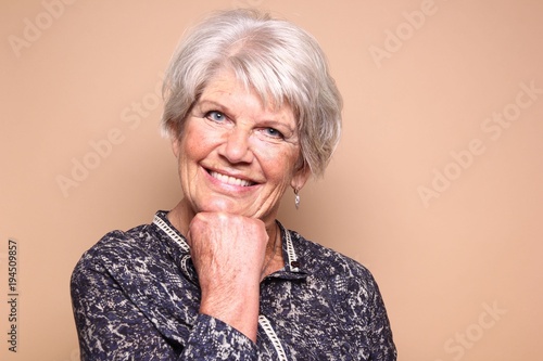 Beautiful older woman