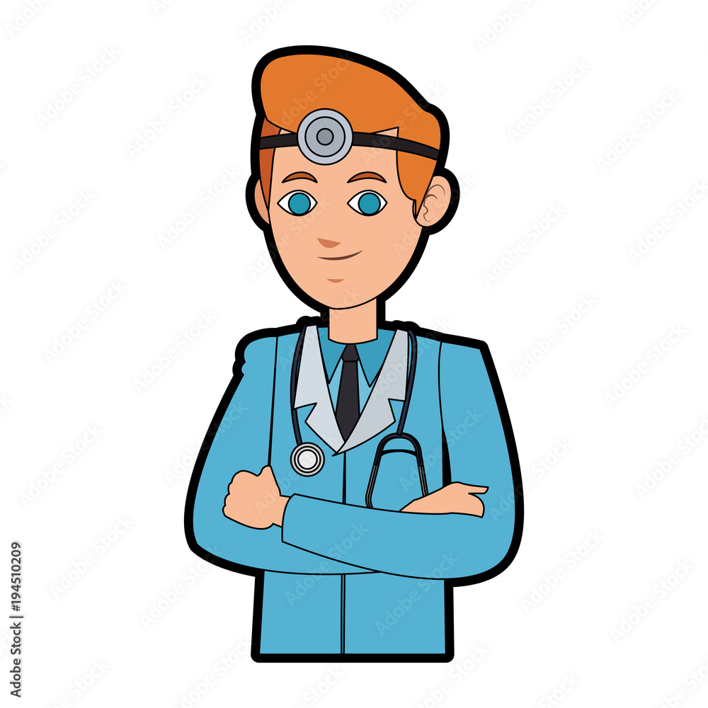 Doctor male cartoon vector illustration graphic design Doctor male cartoon vector illustration graphic design
