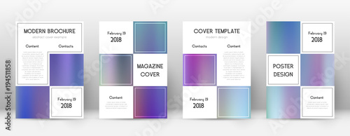 Flyer layout. Business captivating template for Brochure, Annual Report, Magazine, Poster, Corporate Presentation, Portfolio, Flyer. Adorable color gradients cover page.