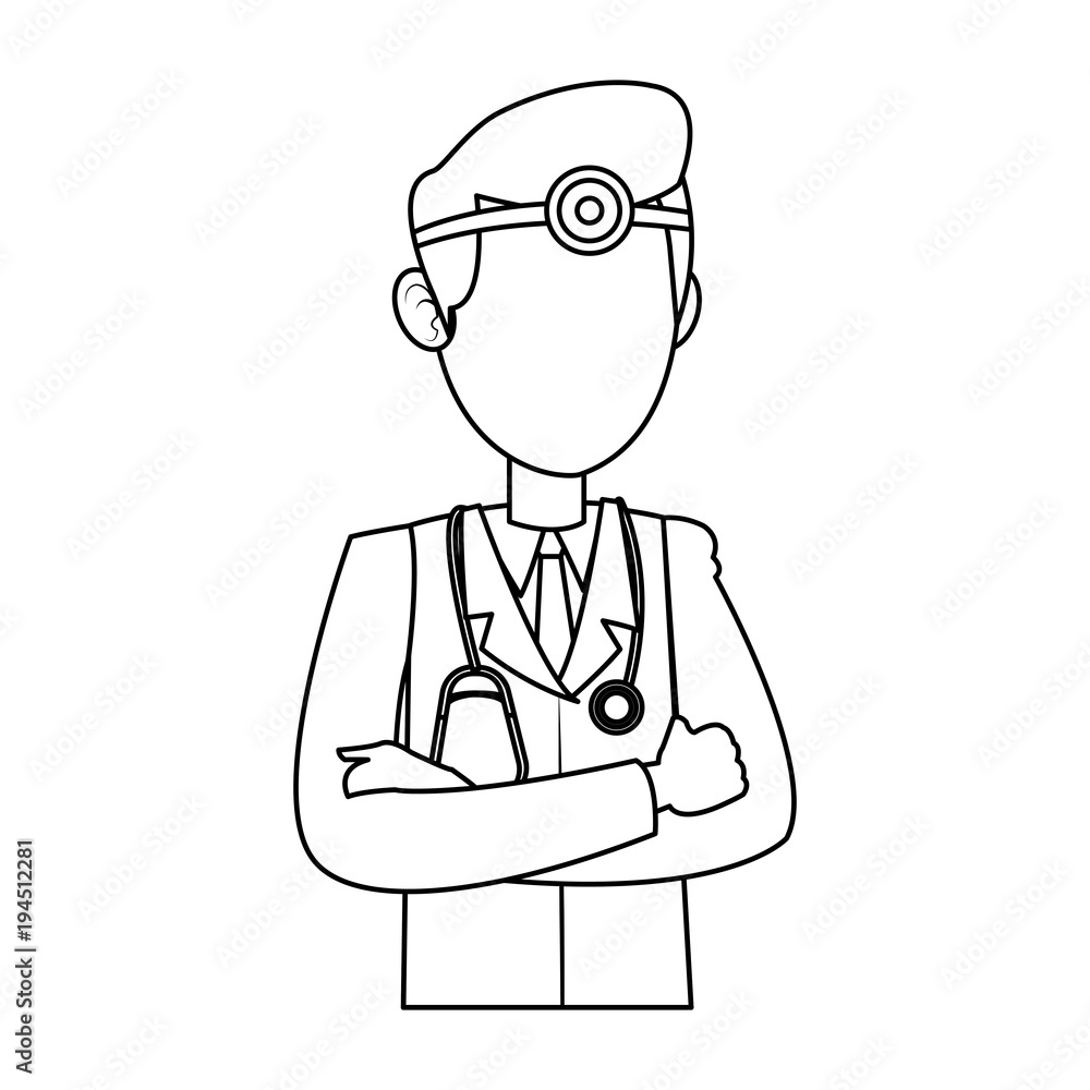 Doctor male cartoon vector illustration graphic design Doctor male cartoon vector illustration graphic design