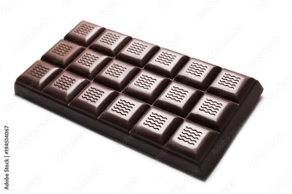 Handmade, bio chocolate isolated on white Handmade, bio chocolate isolated on white