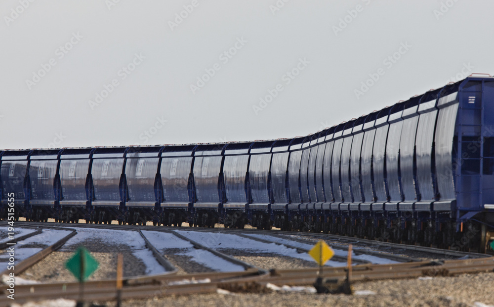 Potash Mine Rail Cars