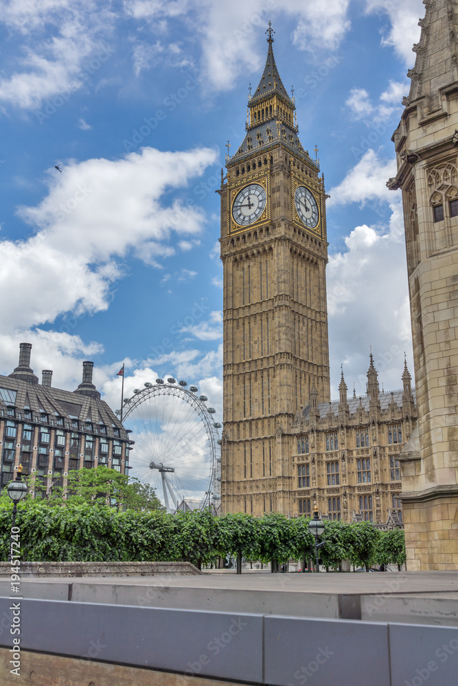 Obraz premium Houses of Parliament at Westminster, London, England, Great Britain