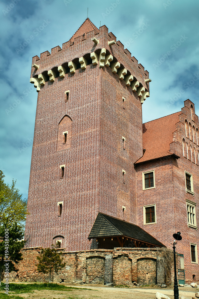 The tower of the Royal Castle in Poznan.