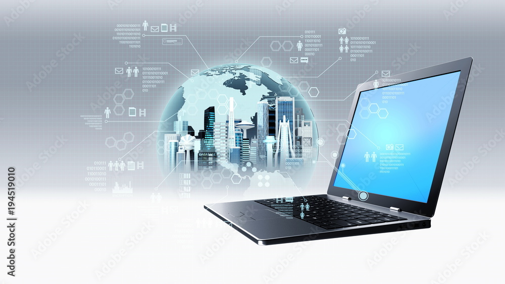Internet information technology concept Internet information technology concept