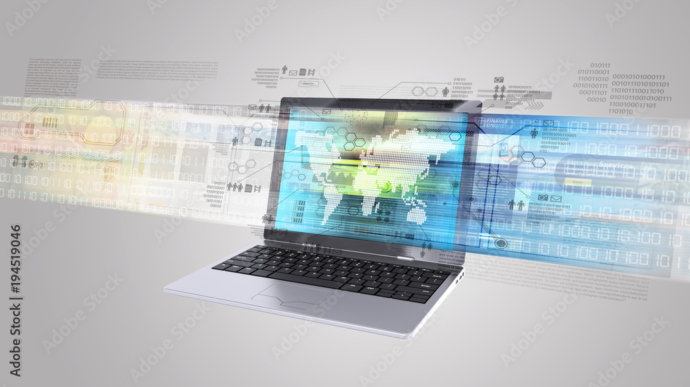 Internet information technology concept Internet information technology concept