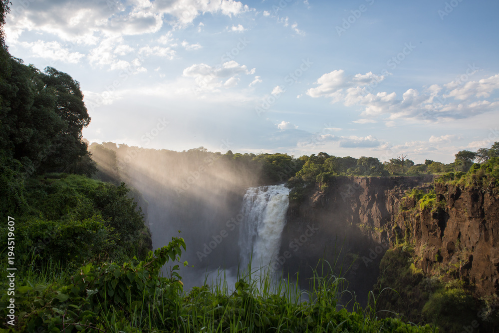 Victoria falls in Zimbabwe Victoria falls in Zimbabwe