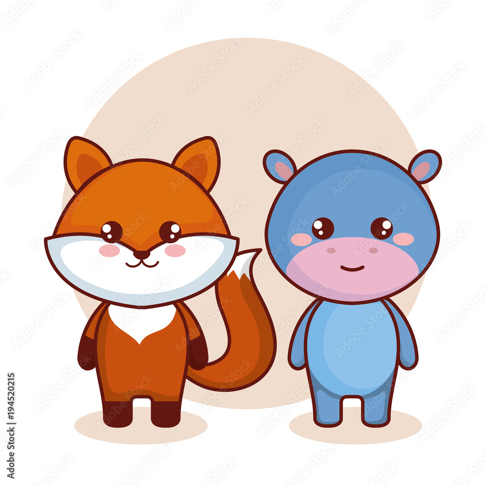 cute and little animals characters vector illustration design cute and little animals characters vector illustration design